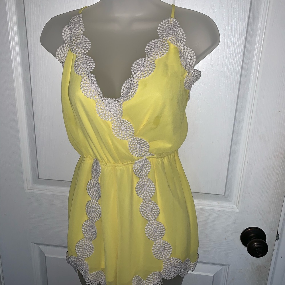 Yellow romper